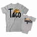 Taco and Taquito Matching Dad and Child Shirts - DDS1051-1052