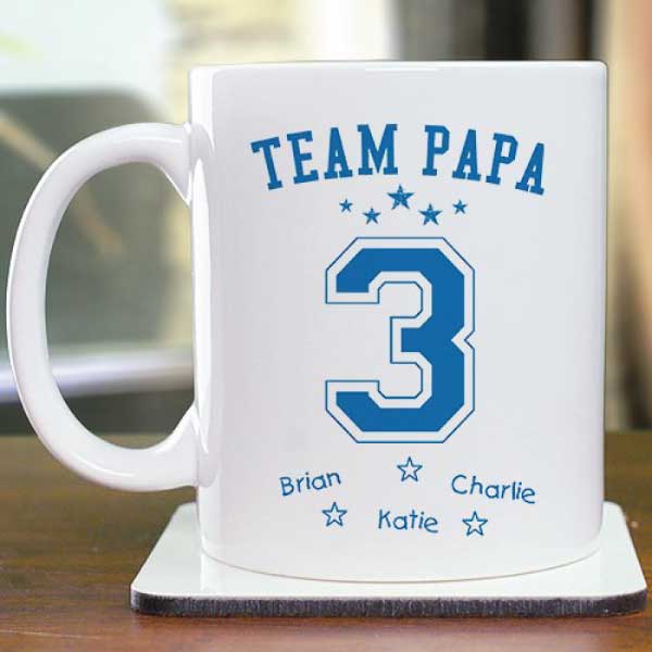 Team Papa Personalized Mug 