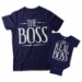 The Boss and The Real Boss Matching Father and Child Shirts - DDS1053-1054