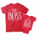 The Boss and The Real Boss Matching Father and Child Shirts - DDS1053-1054