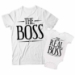 The Boss and The Real Boss Matching Father and Child Shirts - DDS1053-1054