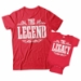 The Legend and The Legacy Matching Dad and Baby Shirts - DDS1055-1056