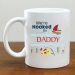 We're Hooked on Dad Personalized Ceramic Mug - PGS2146060